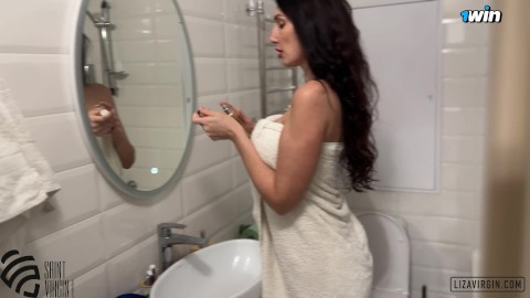 Shaking orgasm by my stepmom