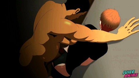 这个 19 岁的小男孩痴迷于他 55 岁的S熊爸爸大鸡巴 - 动漫 BARA YAOI - HOSTEL EP2/2